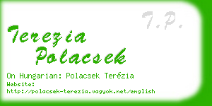 terezia polacsek business card